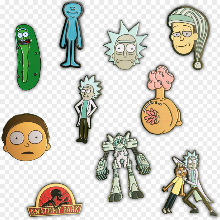 Season 1 Get SchwiftyRick And Morty Stick Smith Rick Sanchez Lapel Pin PNG