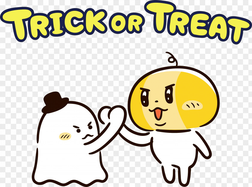 TRICK OR TREAT Happy Halloween PNG