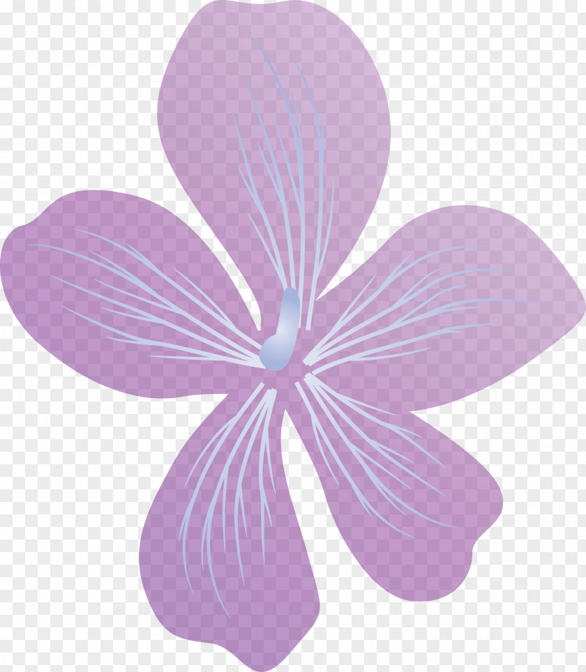 Violet Flower PNG