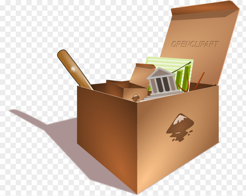 Box Cardboard Clip Art PNG