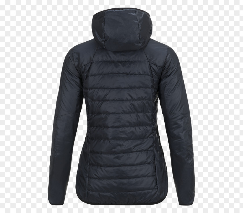 Jacket Leather Hood Moncler Coat PNG