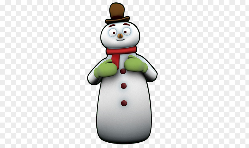 Snowman 3D Cartoon Character Product Fiction PNG