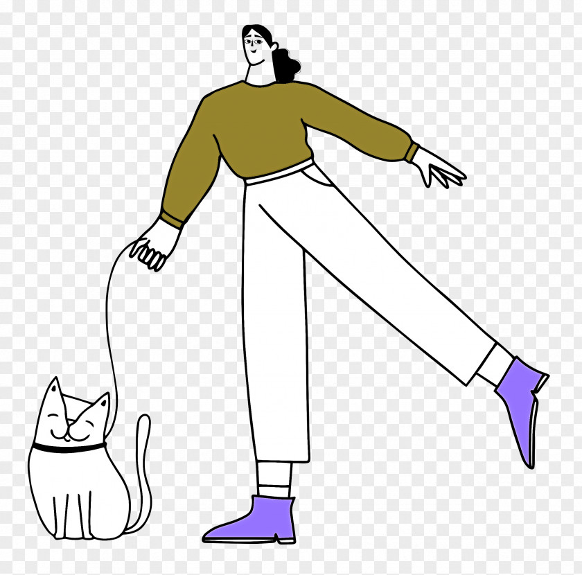 Walking The Cat PNG