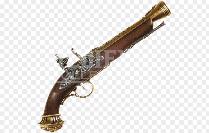 Weapon Trigger 18th Century Firearm Flintlock Pistol PNG