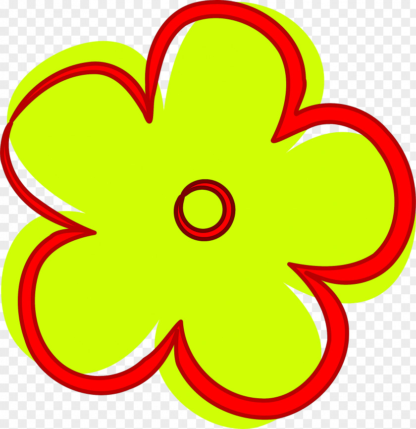 Yellow Symbol Petal Plant Sticker PNG