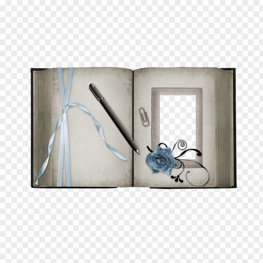 Book Box Picture Frame Icon PNG
