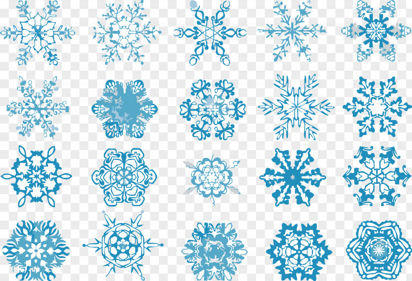 Boutique Snowflake Collection Free Pictures PNG