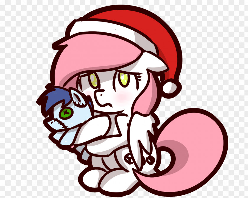 Santa Claus Pony Christmas Clip Art PNG