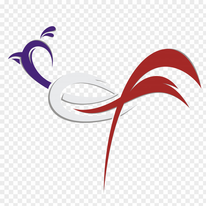 Symbol Logo Gallic Rooster PNG