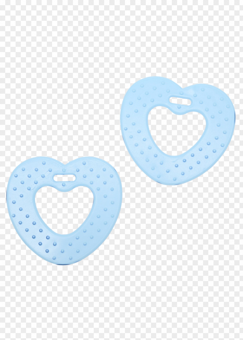 Turquoise Heart Cartoon PNG