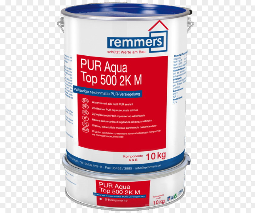 Wasser Remmers PUR Aqua Top 500 2K M Epoxy Coating Polyurethane Color PNG