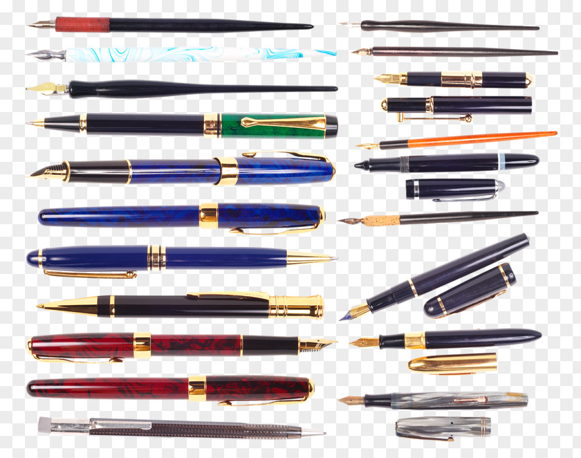 Colored Pens Pen Stationery Clip Art PNG