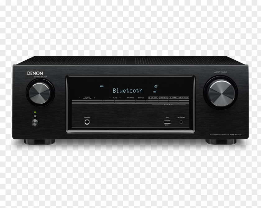 Dvd AV Receiver Denon 4K Resolution HDMI Radio PNG