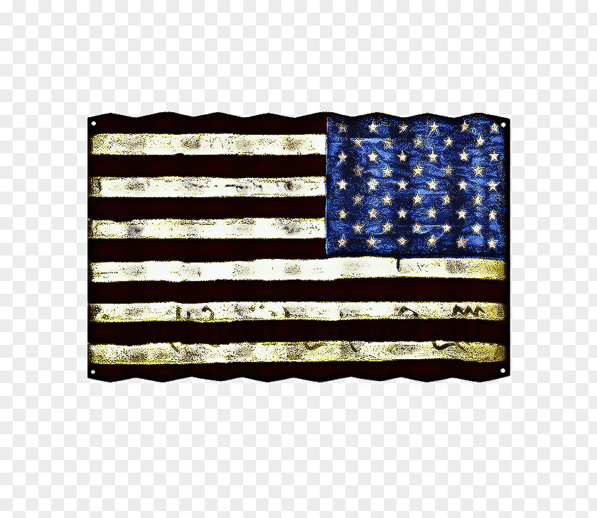 Electric Blue Flag Of The United States Cartoon PNG