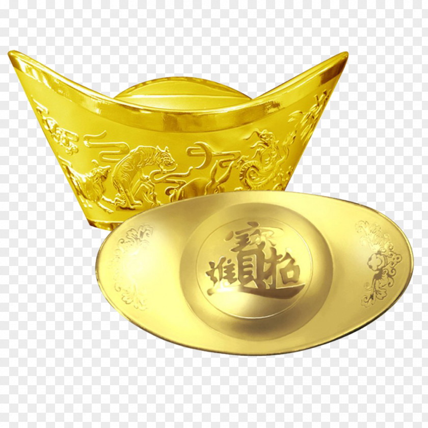 Gold Jewelry Bar Ingot Coin PNG