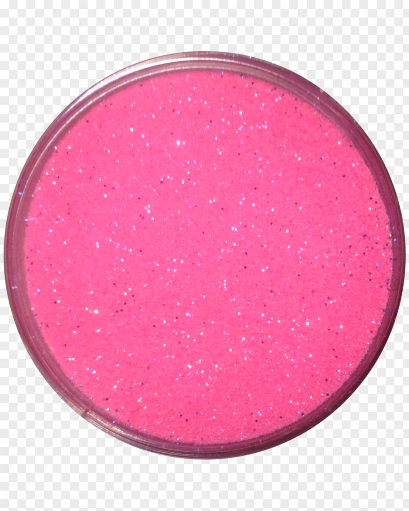 Pink Glitter Face Powder Cosmetics Make-up Paintbrush PNG