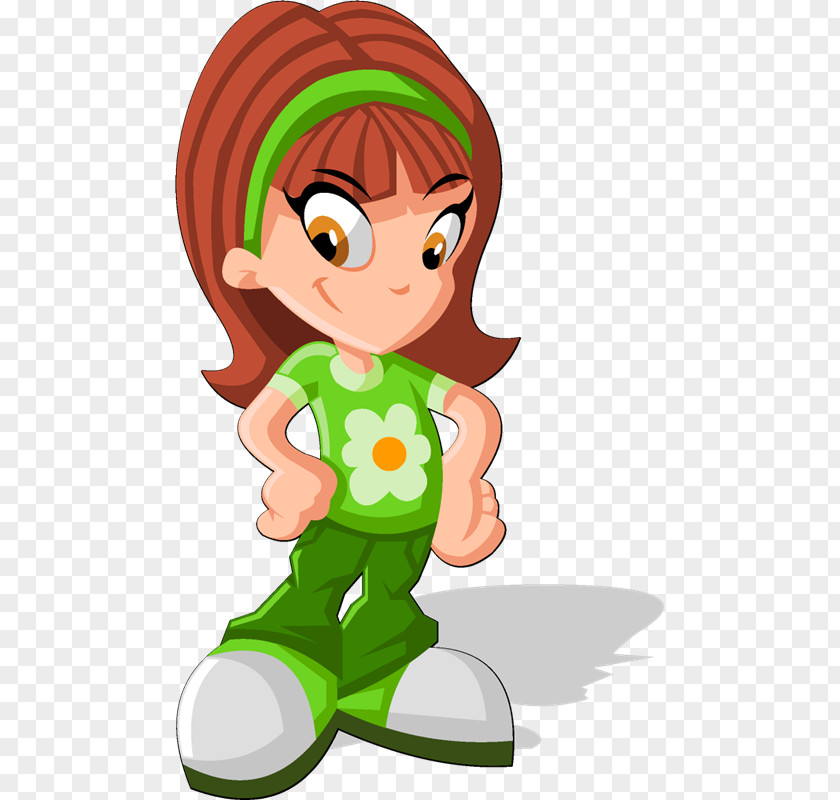 Style Green Cartoon PNG