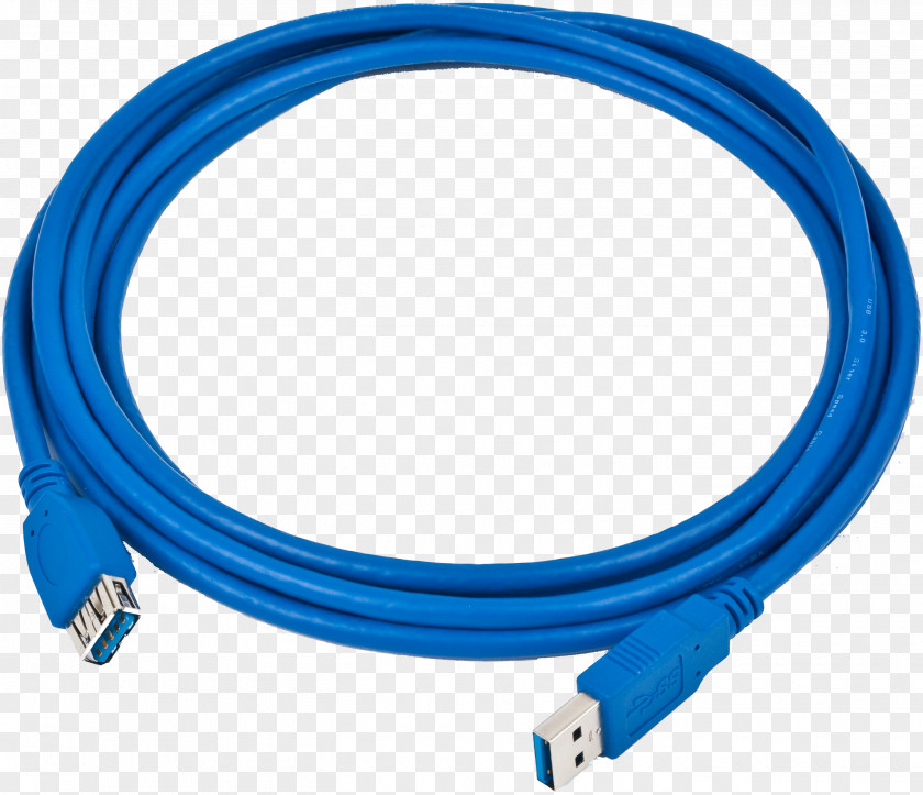 USB 3.0 Electrical Cable Extension Cords Connector PNG