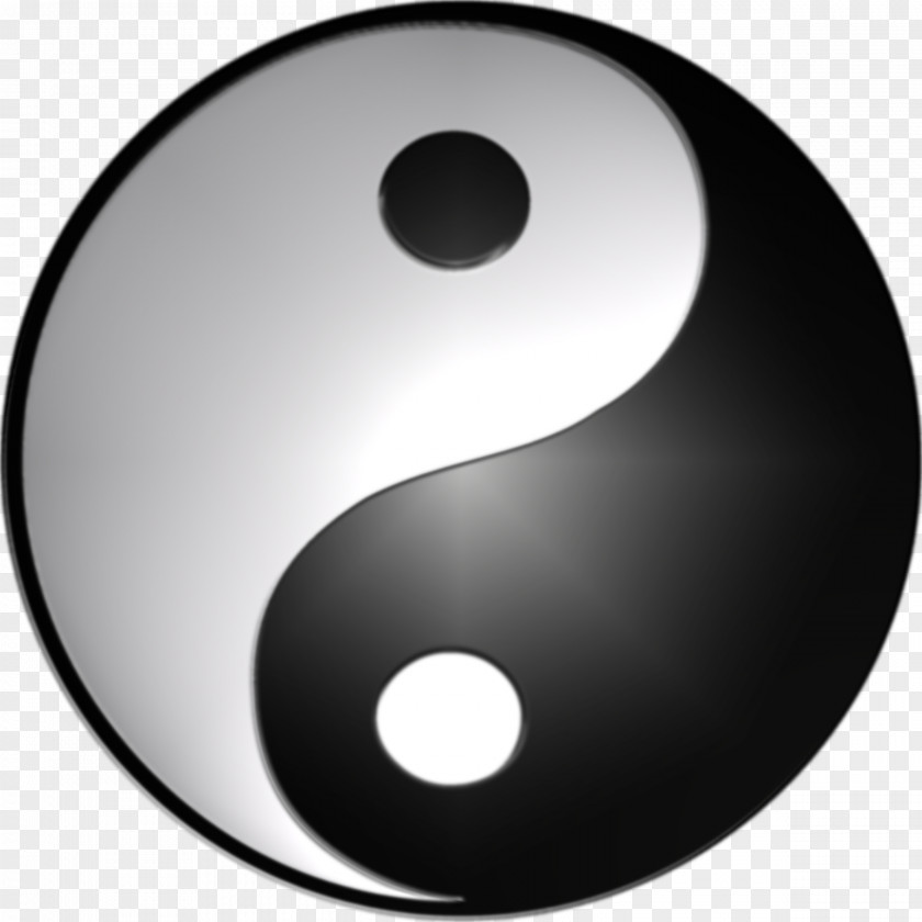 Yin Yang And Symbol 3D Computer Graphics PNG