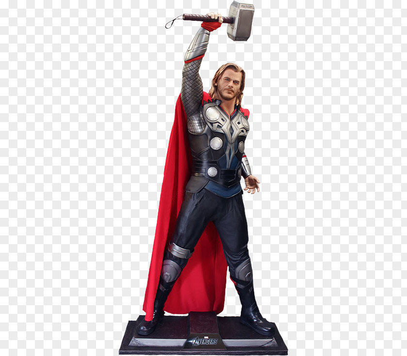 Avengers Thor Hulk Loki Statue Superhero PNG