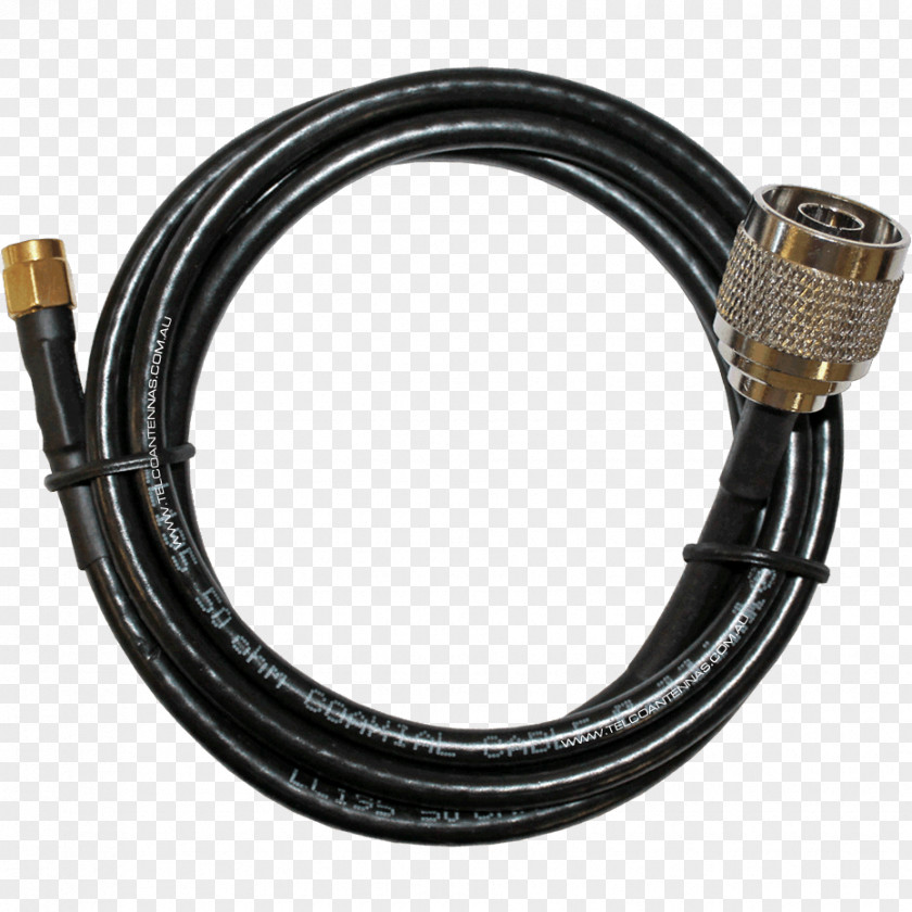 Conductor SMA Connector Coaxial Cable Electrical RF PNG