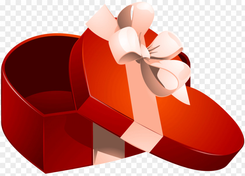 Valentine's Day Gift Decorative Box Heart PNG