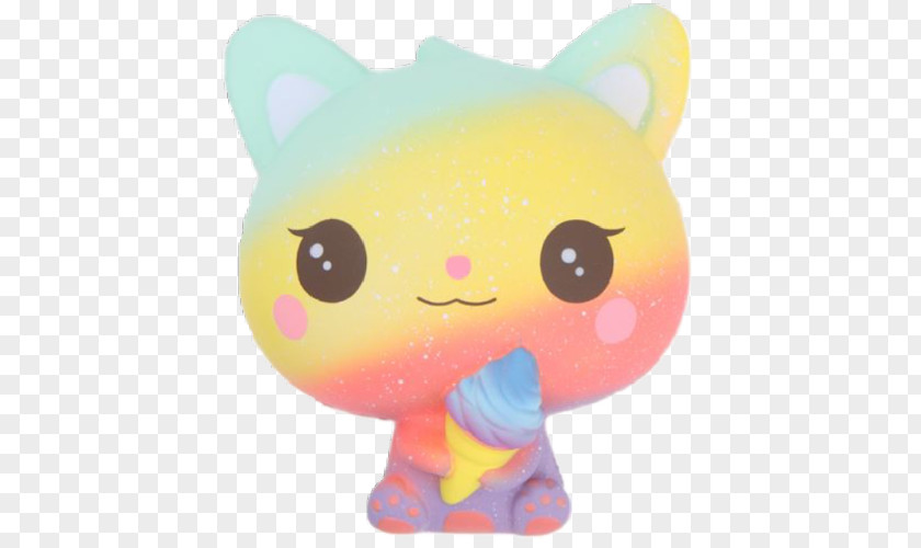 Squishies Nyan Cat Whiskers Stress Ball PNG