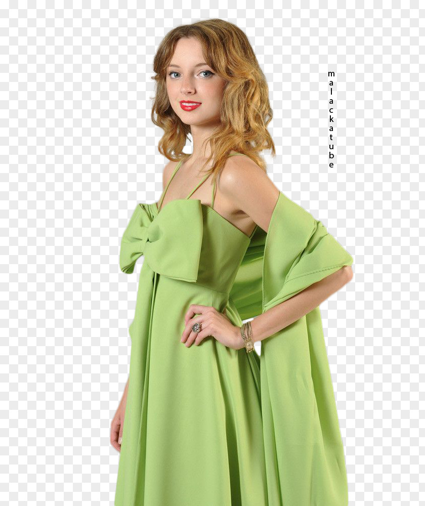Izabel Goulart Green Cocktail Dress Fashion Satin PNG