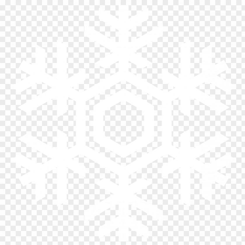 Snowflake Image Symmetry Line Black And White Point Pattern PNG
