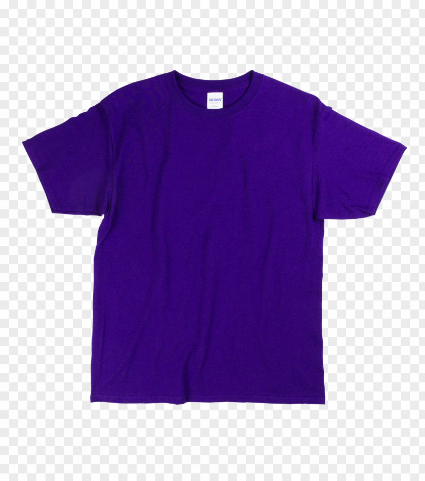 T-shirt Gildan Activewear Purple Sleeve PNG