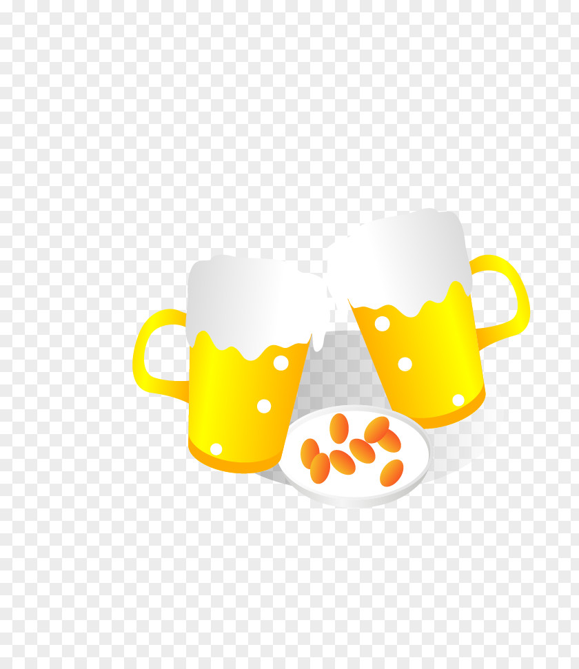 Two Glasses Of Beer Wine Cocktail Coffee Cup PNG