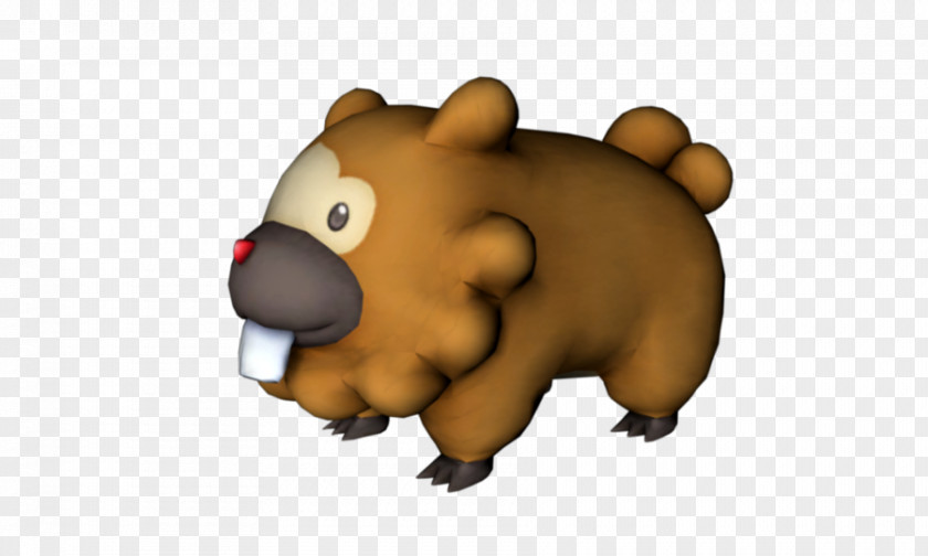 Bear Bidoof Bibarel Pokémon Art PNG