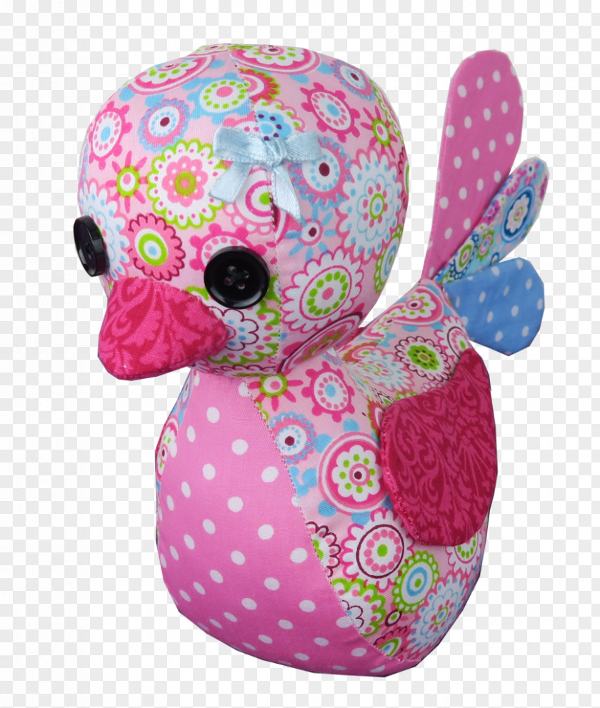 Bird Pattern Stuffed Animals & Cuddly Toys Magenta PNG