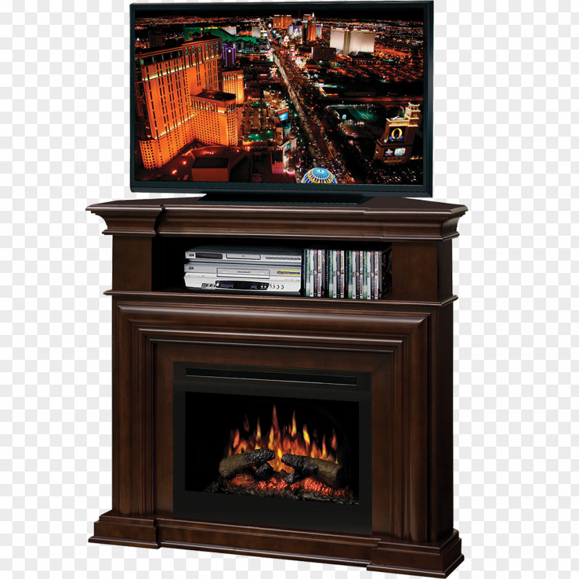 Fireplace Electric Entertainment Centers & TV Stands Mantel Insert PNG