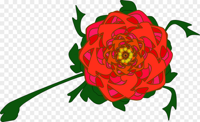 Flower Garden Roses Floral Design Red Clip Art PNG