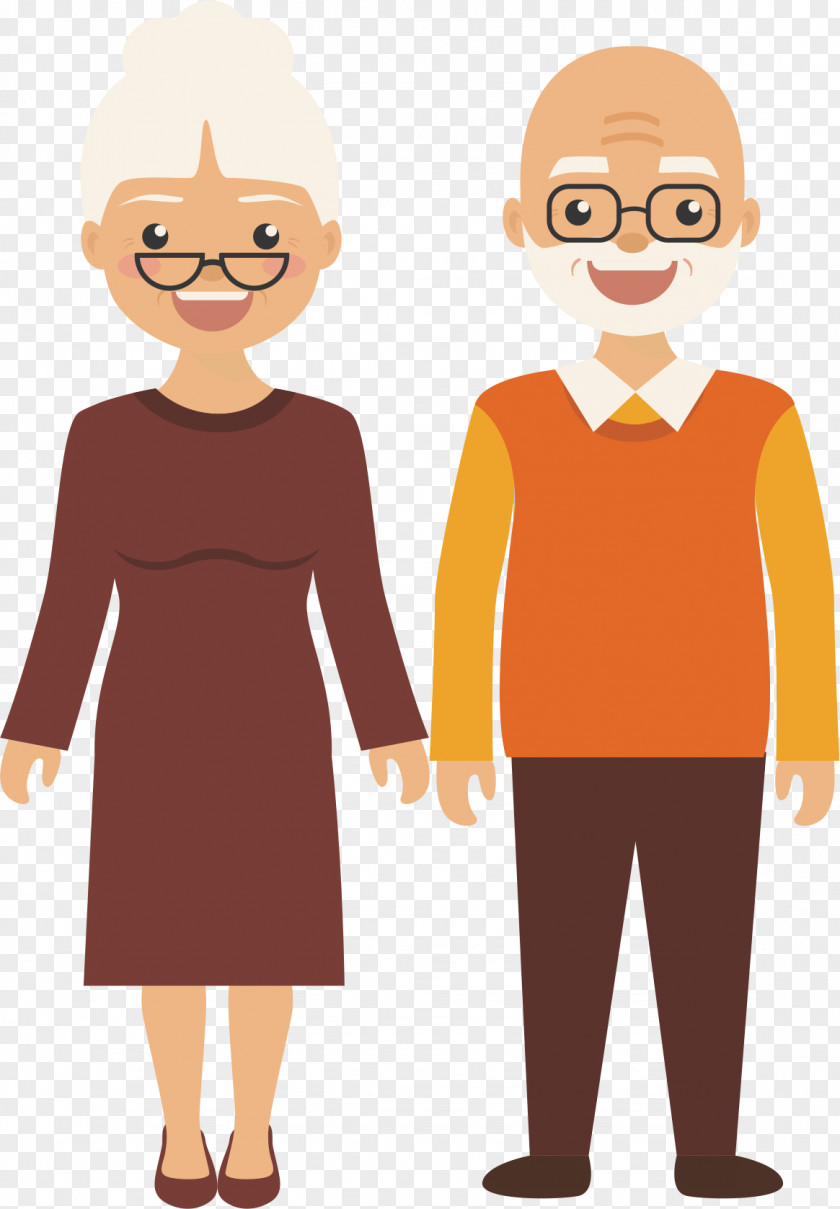 Happy Man Old Age Clip Art PNG