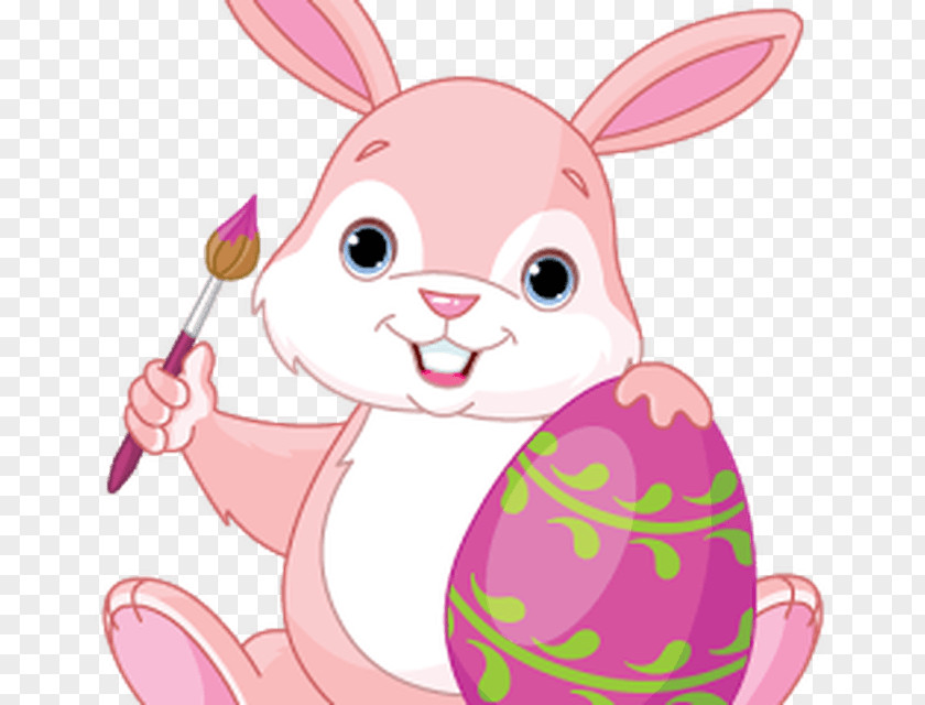 Painting Easter Bunny Egg Clip Art PNG