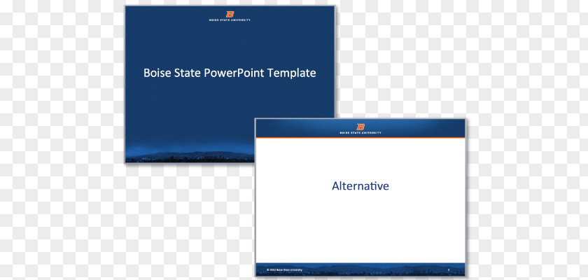 Presentation Template Boise State University Microsoft PowerPoint PNG