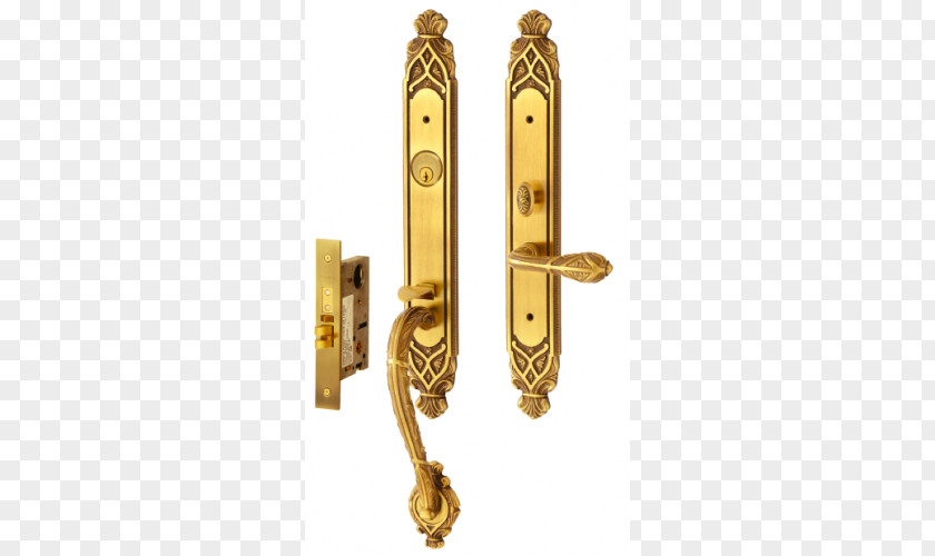 Brass 01504 Door Handle Lock PNG