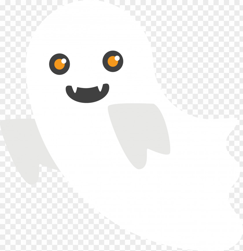 Cartoon Ghost Canidae White Dog Illustration PNG