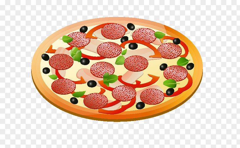 Creative Pizza Hawaiian Italian Cuisine Clip Art PNG
