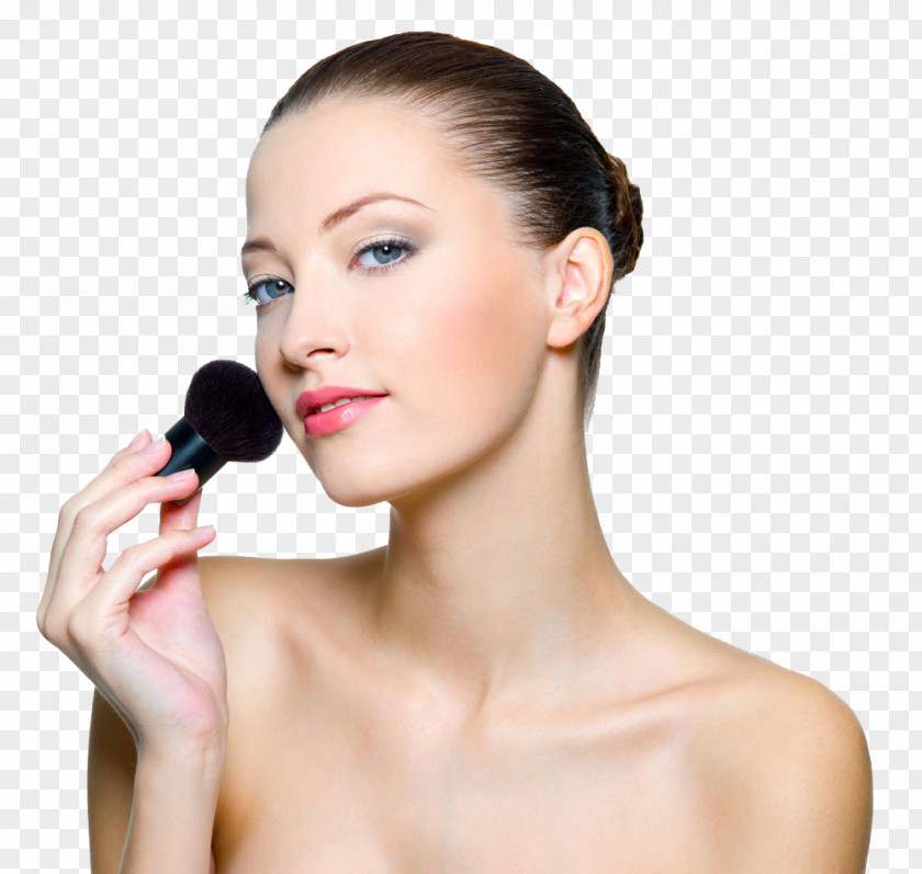 Makeup Model Cosmetics Make-up Artist Brush Woman PNG
