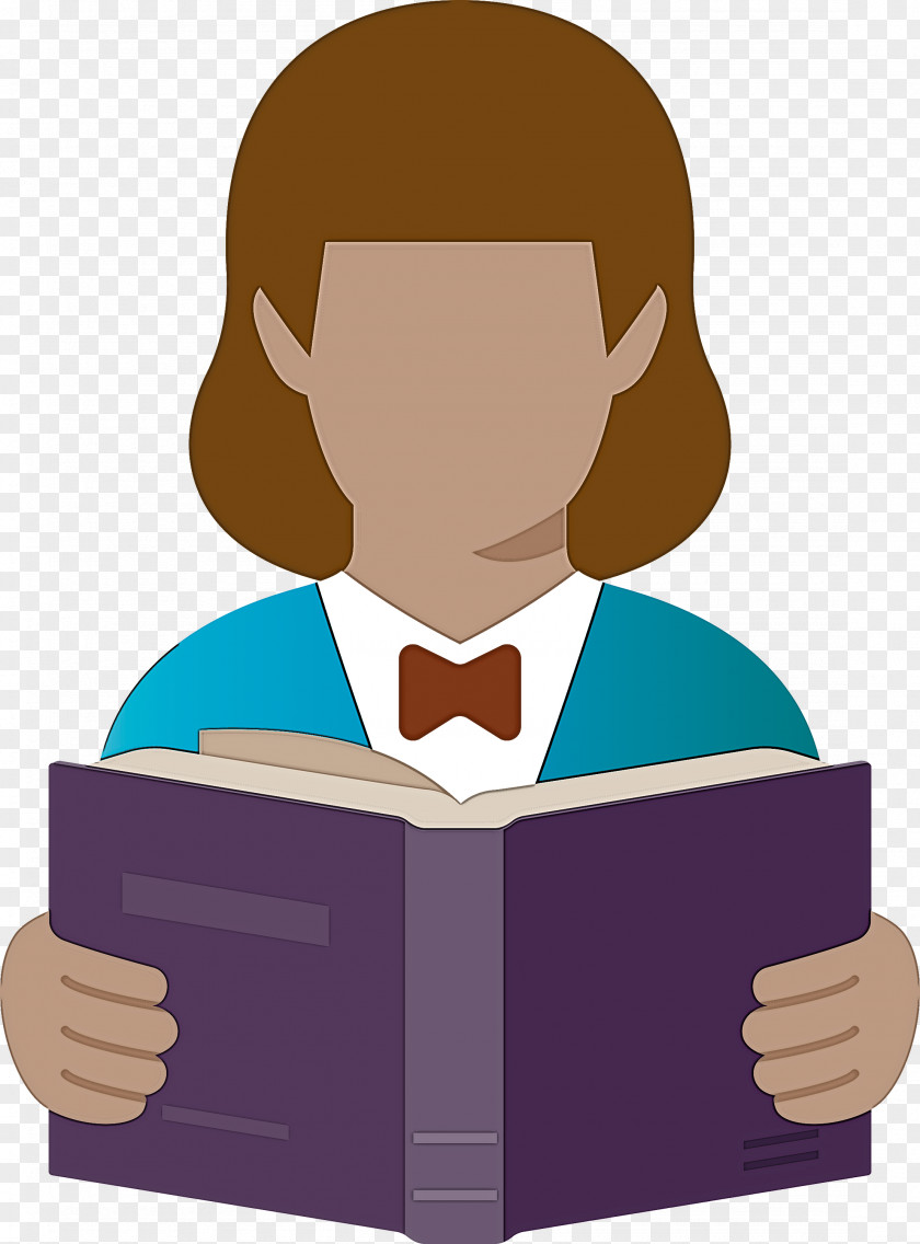 Reading Book Teacher PNG