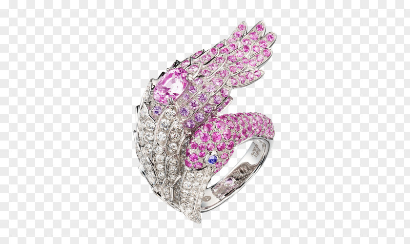 Ring Boucheron Sapphire Jewellery Flamingo PNG