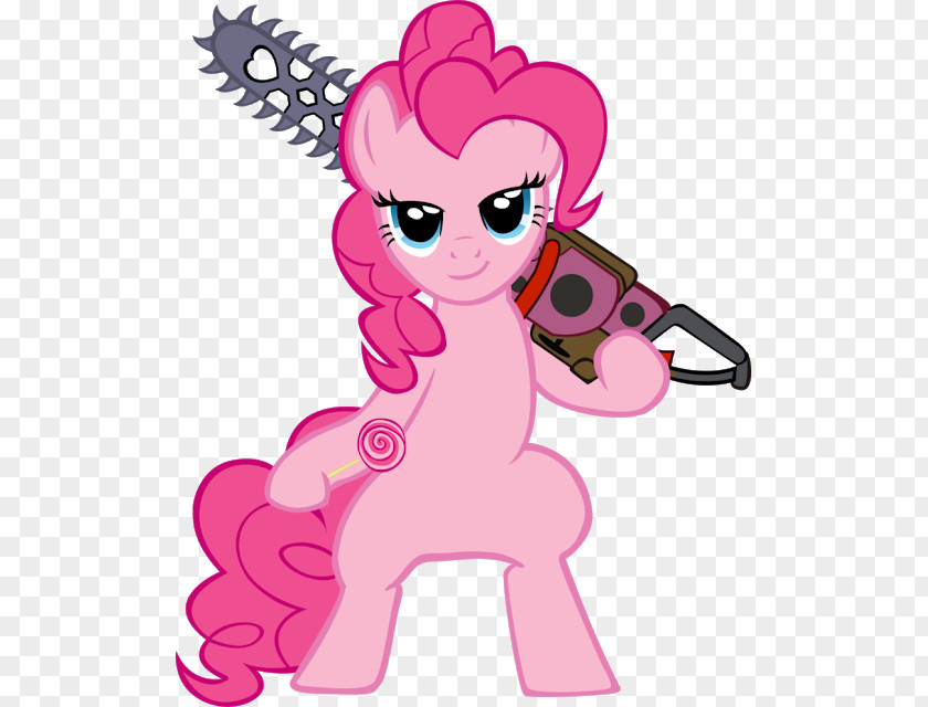 Chainsaw Pinkie Pie Rainbow Dash Lollipop Applejack Rarity PNG