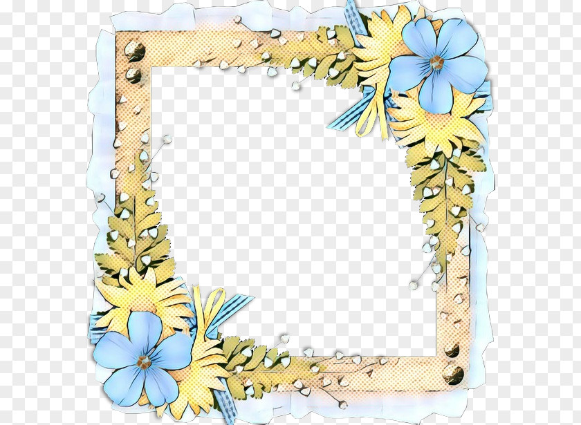 Interior Design Frangipani Picture Frame PNG