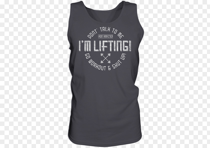 Weightlifting Bodybuilding T-shirt Top Sleeveless Shirt Hoodie PNG