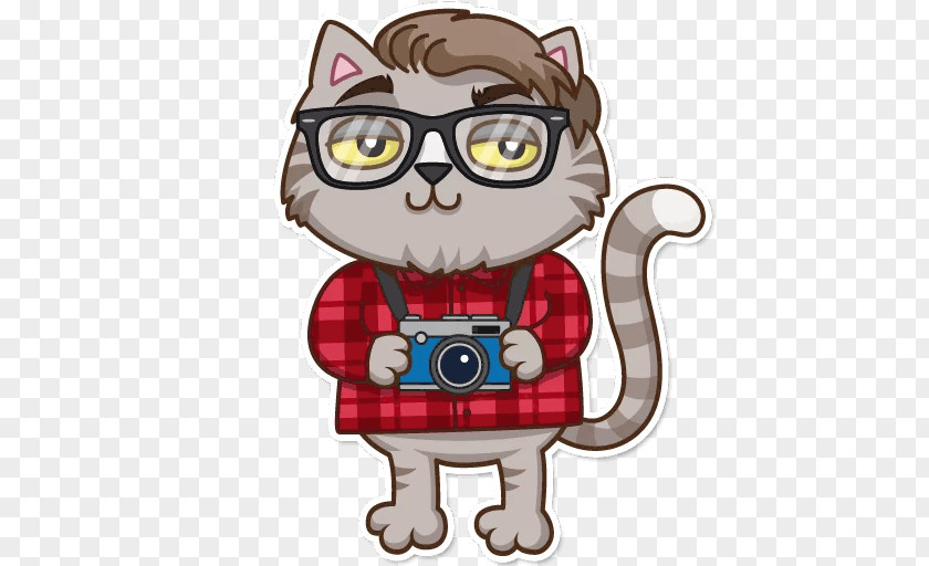 Kitten Cat Glasses Clip Art PNG