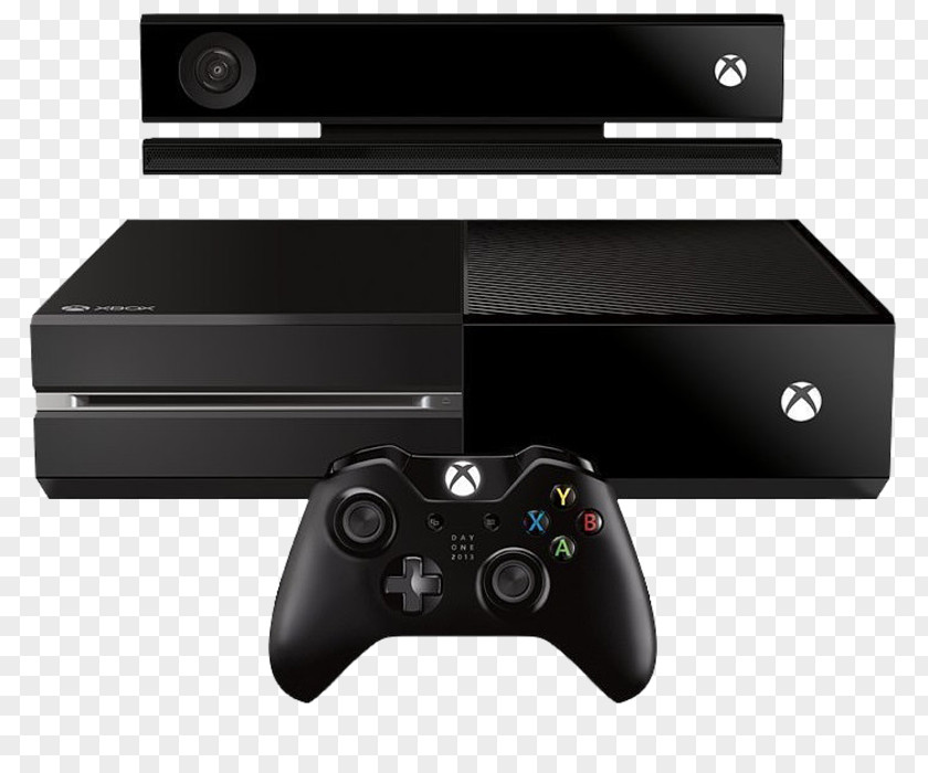 Microsoft Xbox 360 Kinect Black One Video Game Consoles PNG