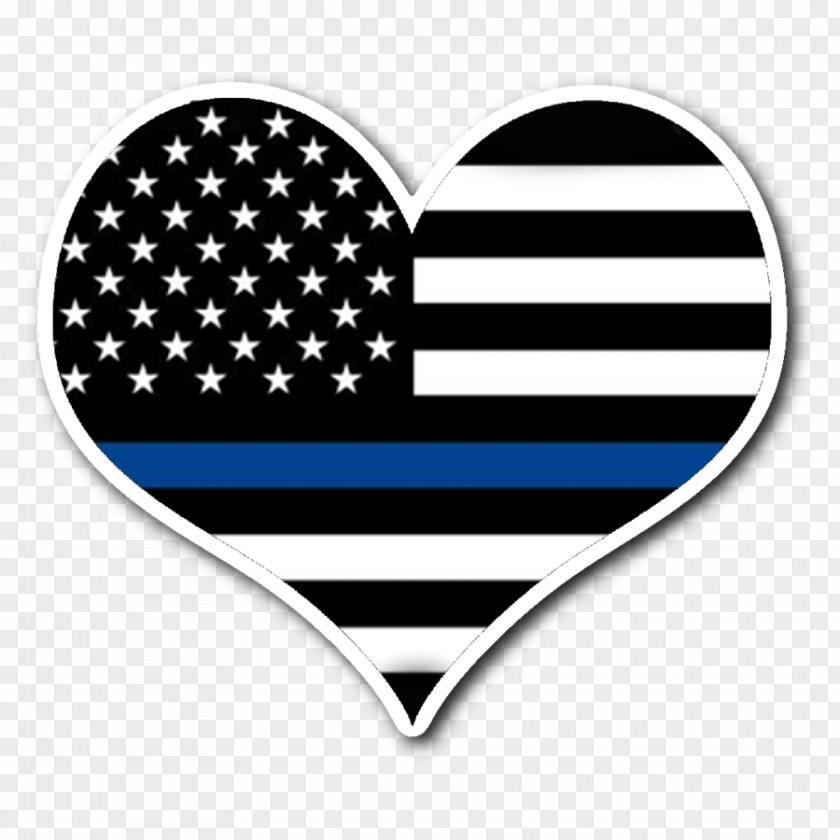 United States Flag Of The Vector Graphics Heart Thin Blue Line PNG